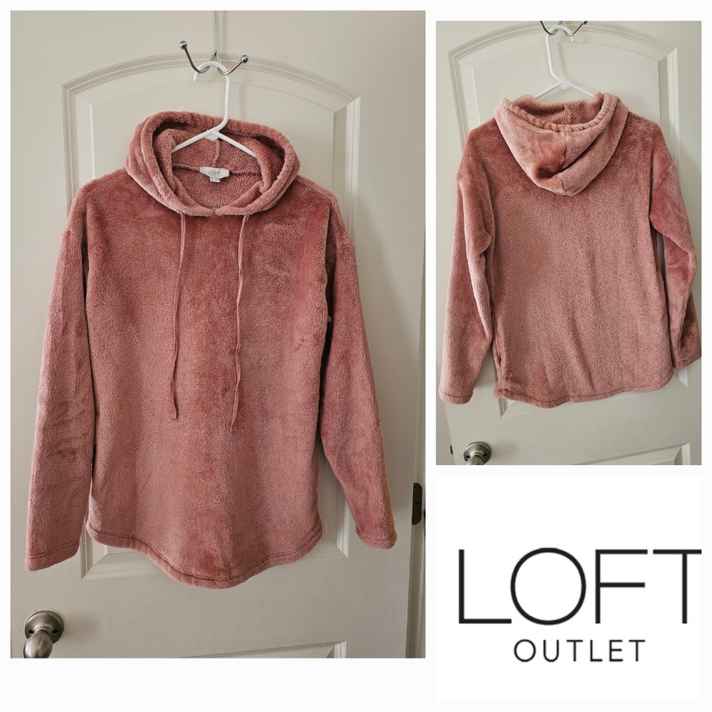Loft Faux Fur Hoodie
